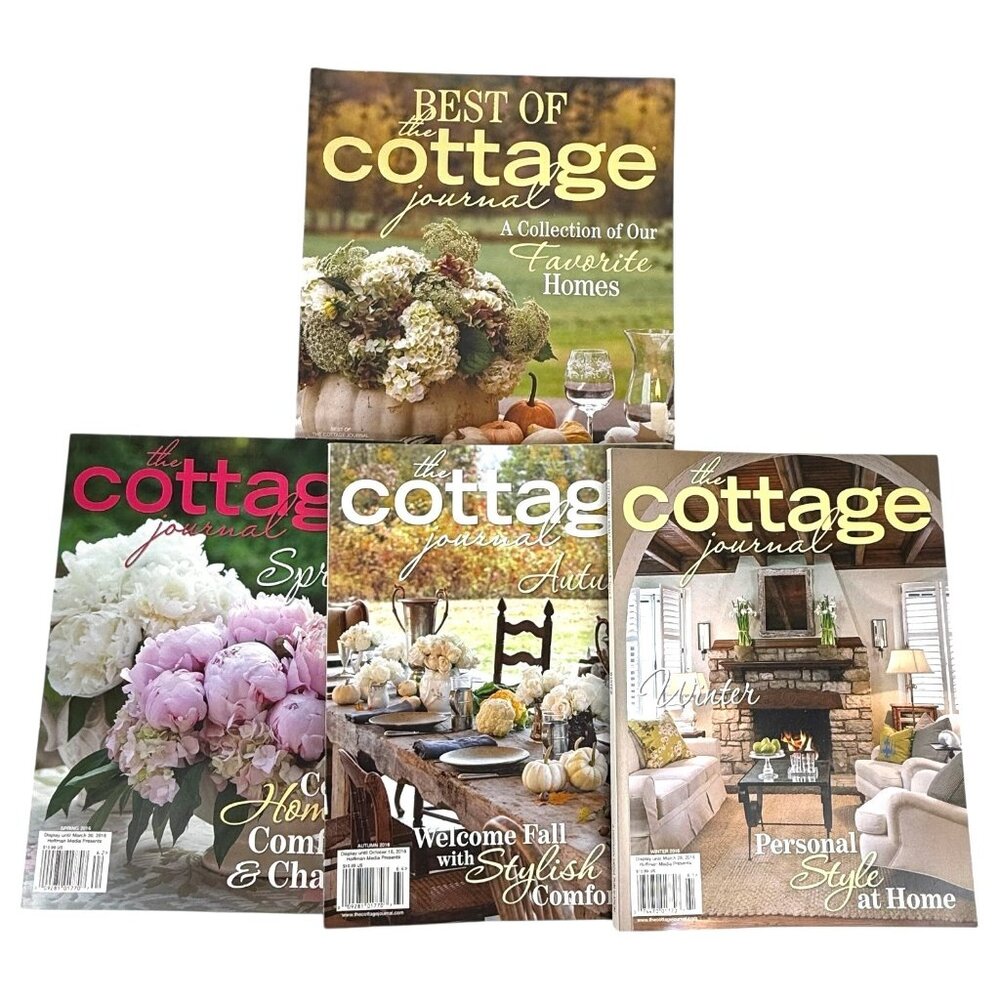 The Cottage Journal Magazines 2016 Best Of Spring Autumn Winter Issue 1 2 4 Lot